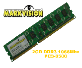 Memória Markvision 1066Mhz - DDr3 C/ 2Gbs