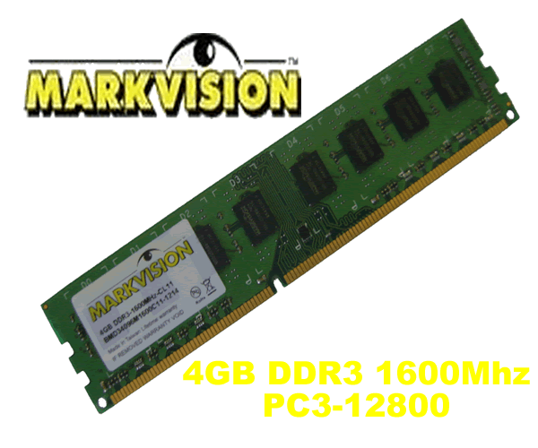 Memória Markvision 1600Mhz - DDr3 C/ 4Gbs